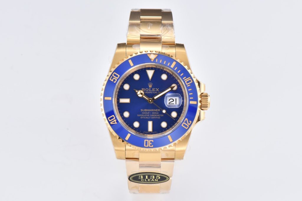 订购复刻RC厂间金黑蓝水鬼3135