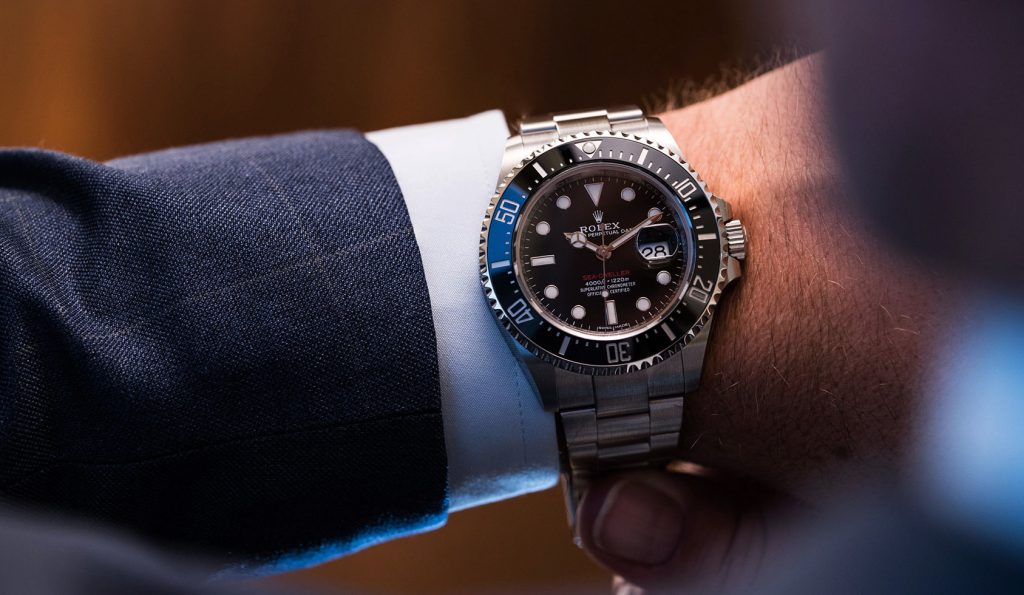 high quality replica rolex single red sea envoy watch