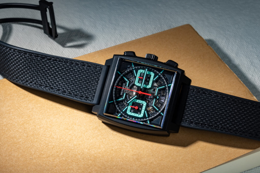 高仿泰格豪雅摩纳哥镂空表购买