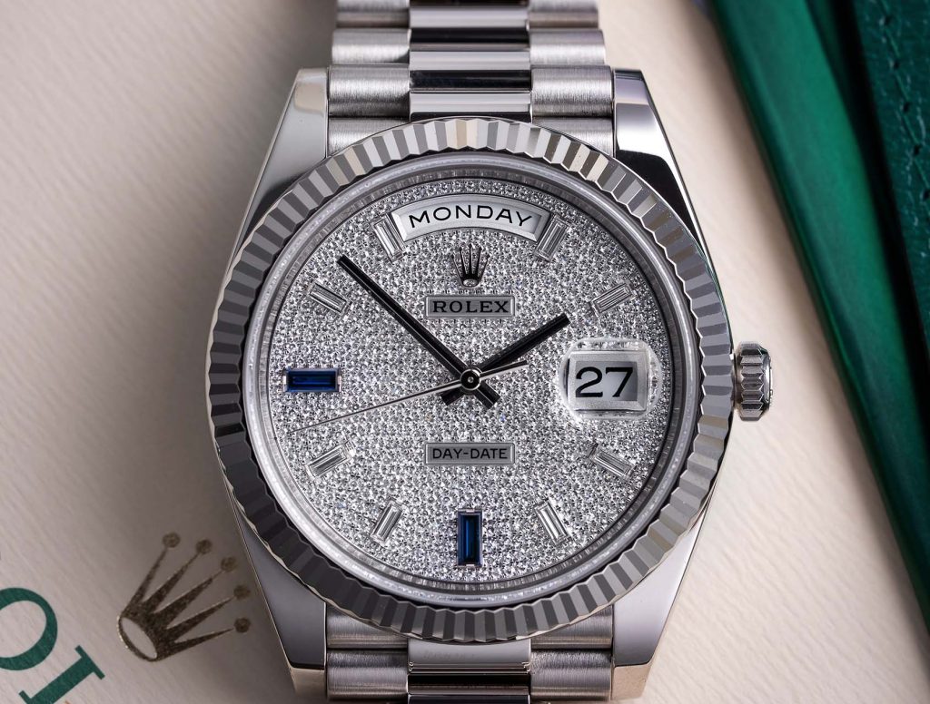劳力士满天星密镶钻特别款复刻表
