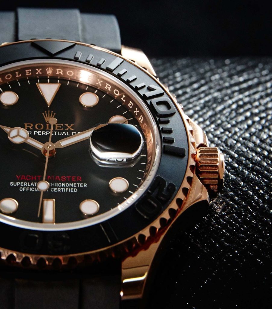 复刻劳力士金游艇116655永恒玫瑰金