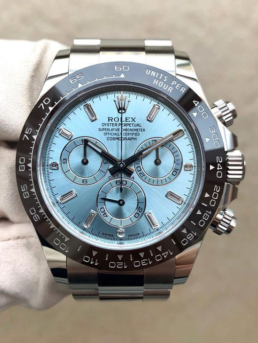 复刻劳力士铂金冰蓝迪通拿116506 0002购买