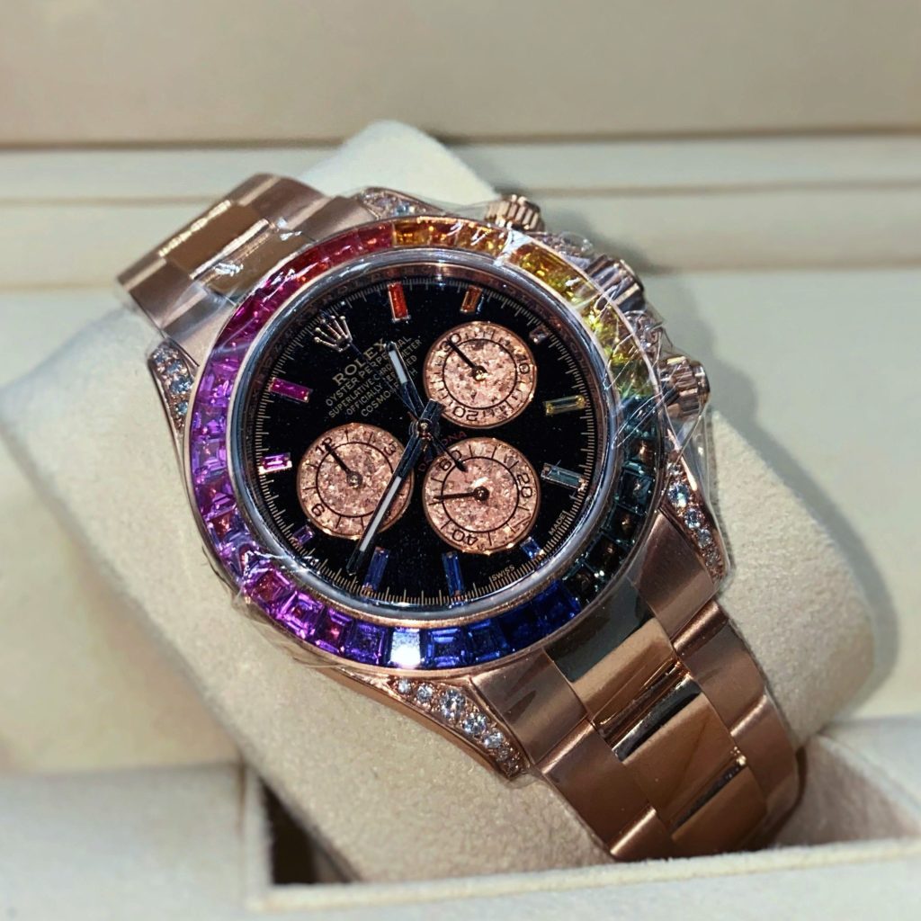 购买精仿劳力士彩虹圈