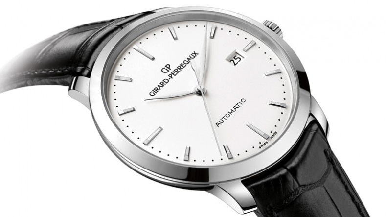 购买高仿GP芝柏1966白金腕表