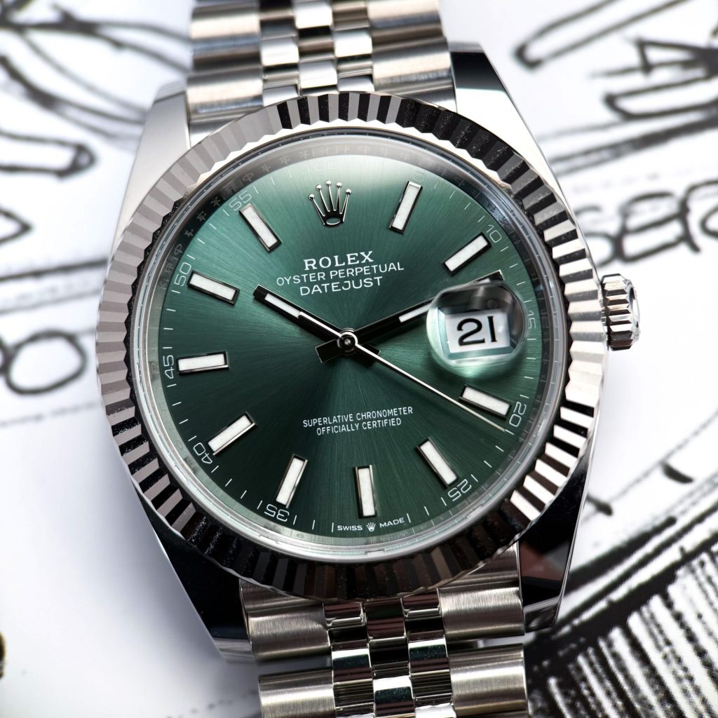 高仿薄荷绿劳力士