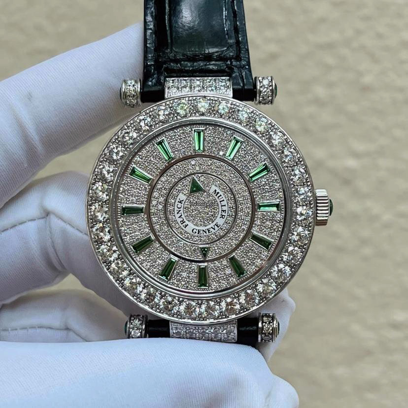 复刻法穆兰DOUBLE MYSTERY 42 DM D2R CD 白盘蓝色表带