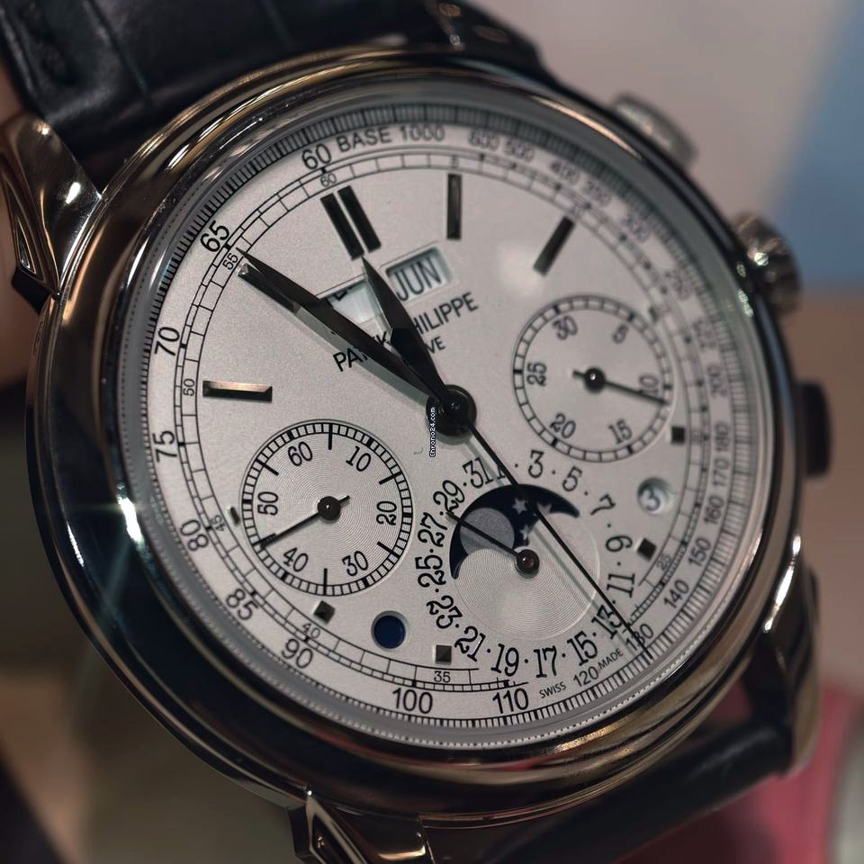 精仿百达翡丽超级复杂功能时计5270G白金