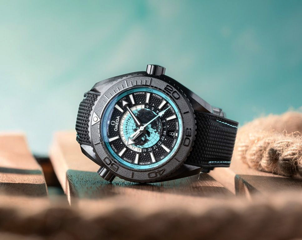 购买欧米茄深海之黑gmt腕表